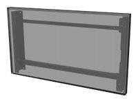 Peerless-AV - Befestigungskit (Wandplatte, Montage, Adapterplatte, Luftumlenkung) - klares Profil - f?r Flachbildschirm - Schwarz - Bildschirmgr??e: 139.7 cm (55")