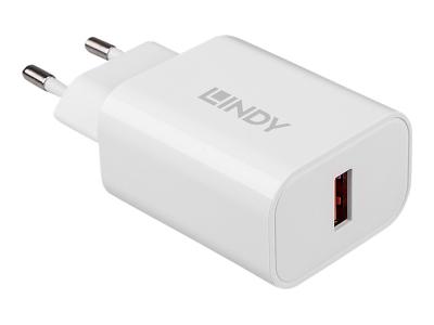 Lindy - Netzteil - 18 Watt - 3 A (USB) - wei?