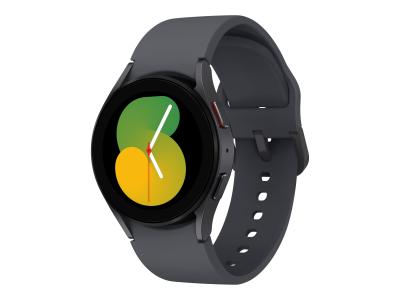 Samsung Galaxy Watch5 - 40 mm - Carbon-Schwarz - intelligente Uhr mit Sportband - Anzeige 3.04 cm (1.2") - 16 GB