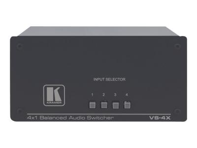 Kramer VS-4X - Audio-Switch - 4 x Audio - Desktop