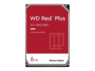 WD Red Plus WD60EFPX - Festplatte - 6 TB - intern - 3.5" (8.9 cm) - SATA 6Gb/s