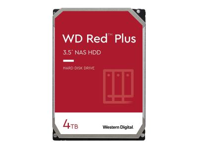 WD Red Plus WD40EFPX - Festplatte - 4 TB - intern - 3.5" (8.9 cm) - SATA 6Gb/s