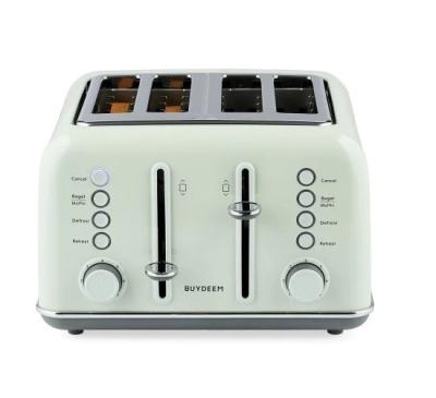 Buydeem Toaster 4 slice green DT640E-CG