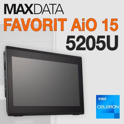 MD Favorit AiO 15P Cel-5205U 8G 500G W/B noOS