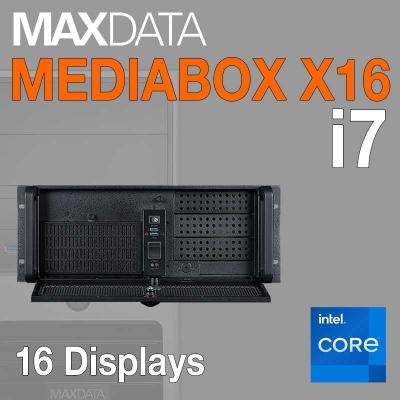 MD Mediabox X16R 4U Rack - 16x mini-DP - W11P